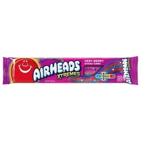 Airheads Xtremes Candy Belts, Very Berry (2 oz)