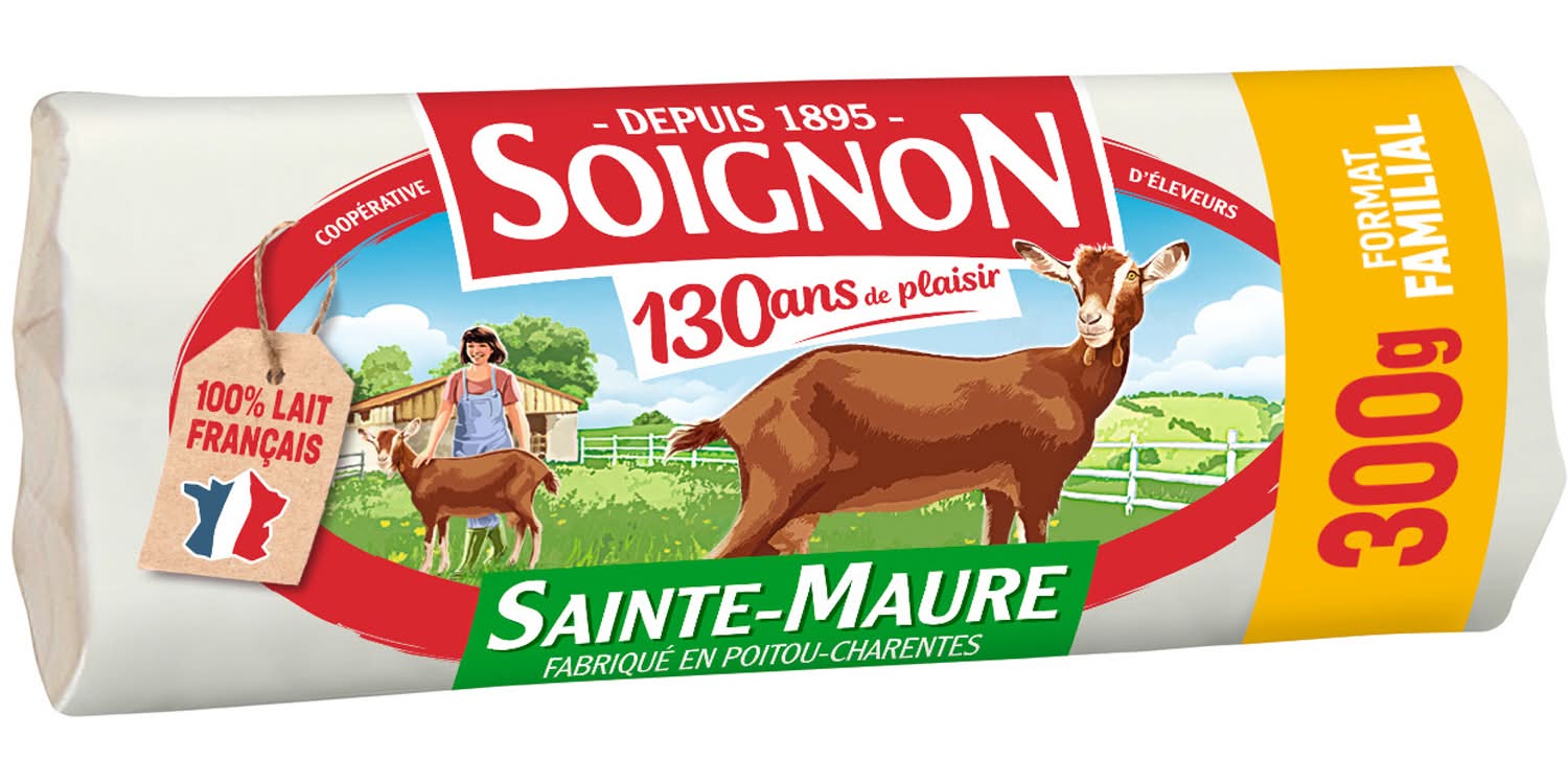 Soignon - Fromage de chèvre sainte-maure (300g)
