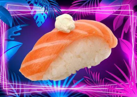 SUSHI / Saumon cheese (x2)