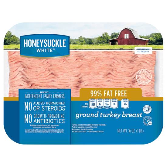 Honeysuckle White 99% Fat Free Ground Turkey Breast