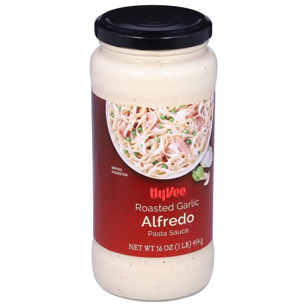 Hy-Vee Roasted Garlic Alfredo Pasta Sauce