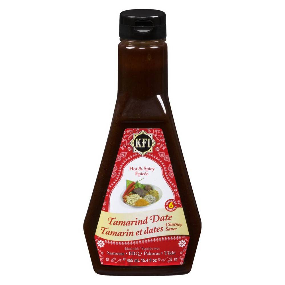 KFI · Hot & Spicy Chutney Sauce, Tamarind Date (455 mL)