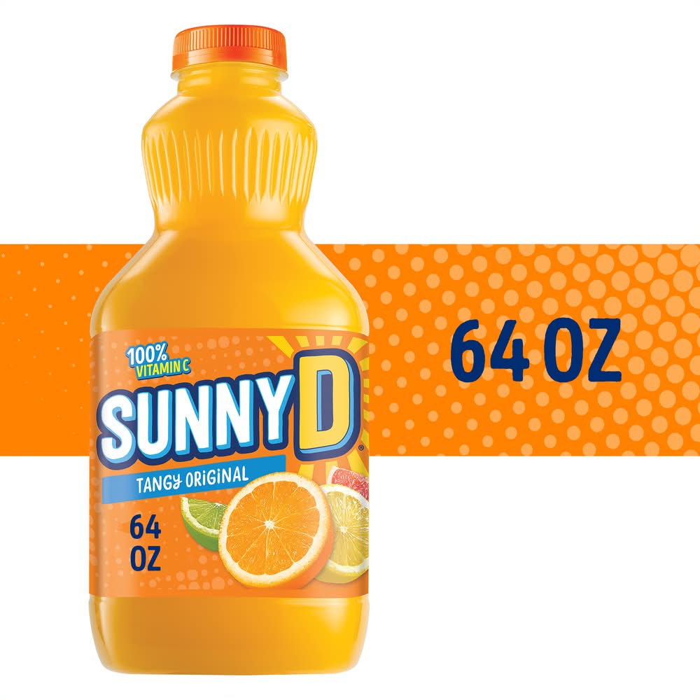 Sunny D Tangy Original Citrus Punch, Orange (64 fl oz)