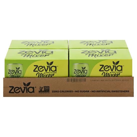 Zevia Lemon Lime With Bitters Mixer (6 ct, 2.16 lb)