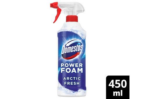Domestos Domestos Toilet & Bathroom Cleaner Spray Power Foam Arctic Fresh 450 ml