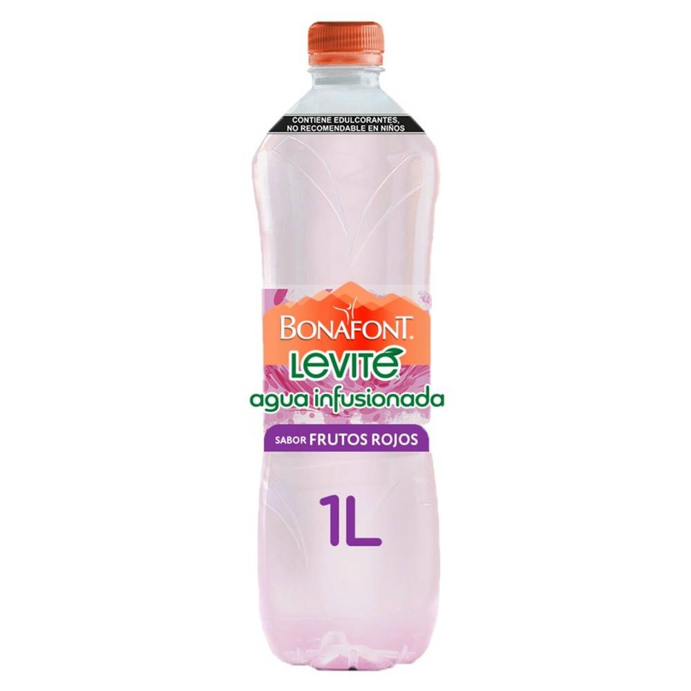 Bonafont agua infusionada levité (1 l) (frutos rojos)