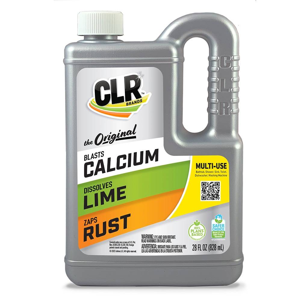 CLR 28-oz Calcium, Lime, and Rust Remover - Powerful Non-Toxic Formula for Multiple Surfaces | CL-12