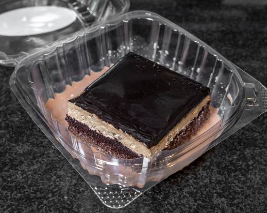 Chocolate Mousse Cake Slice