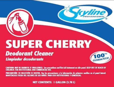 Skyline - Super Cherry Deodorant Cleaner - gallon (4 Units per Case)