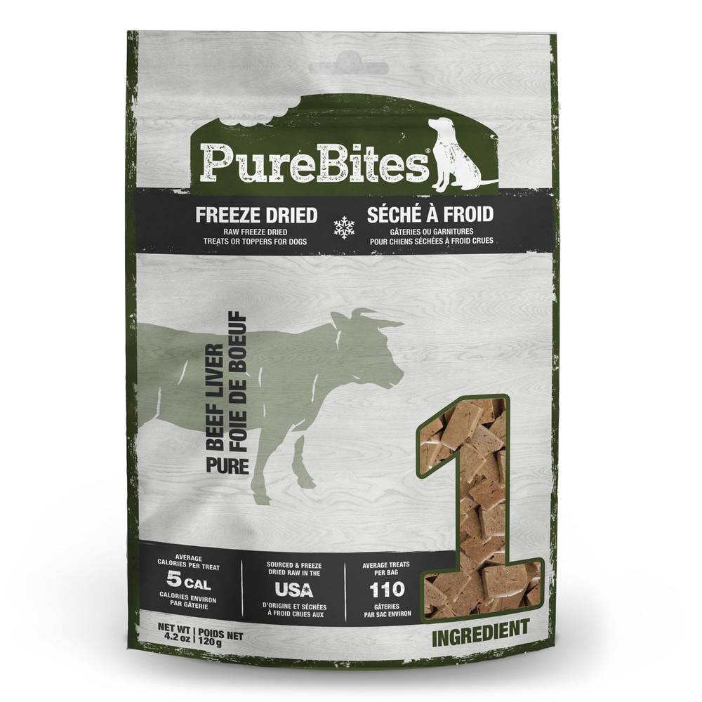 Purebites Beef & Liver Freeze Dried Raw Dog Treats