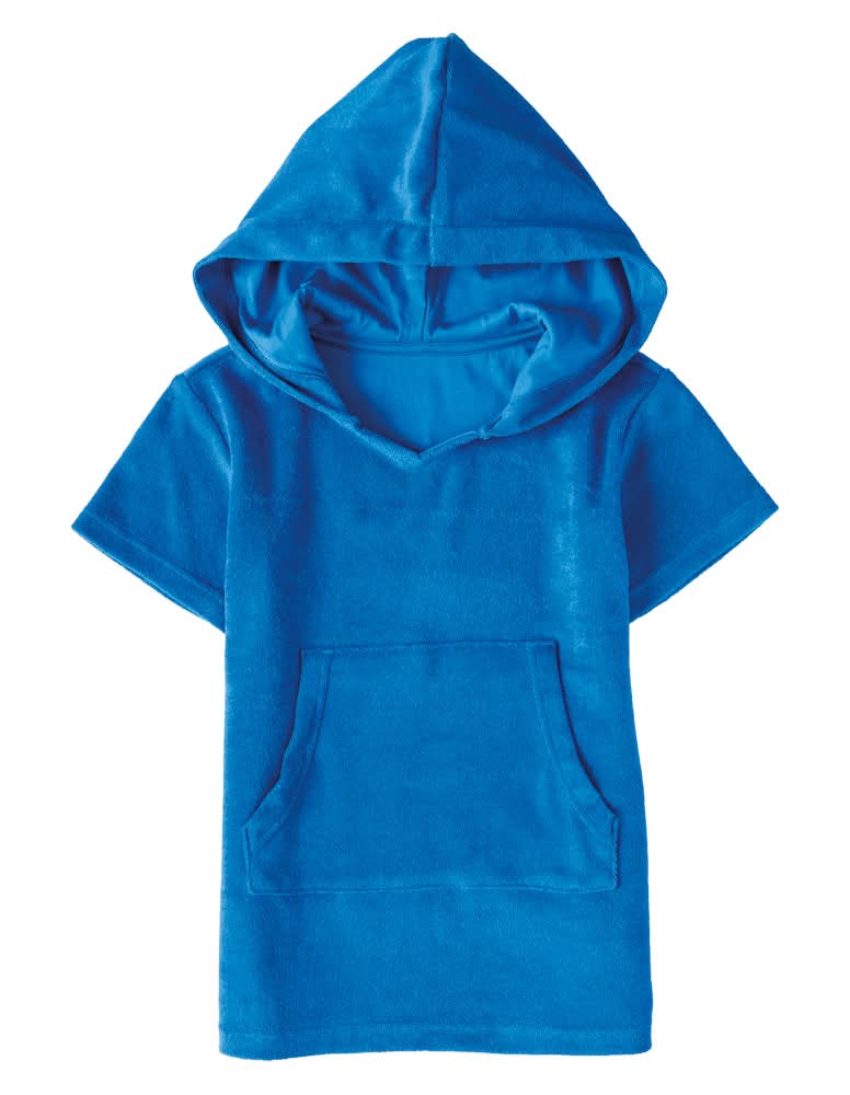 Lily & Dan/ L&D Blue Children's Swim Cover Up, XS