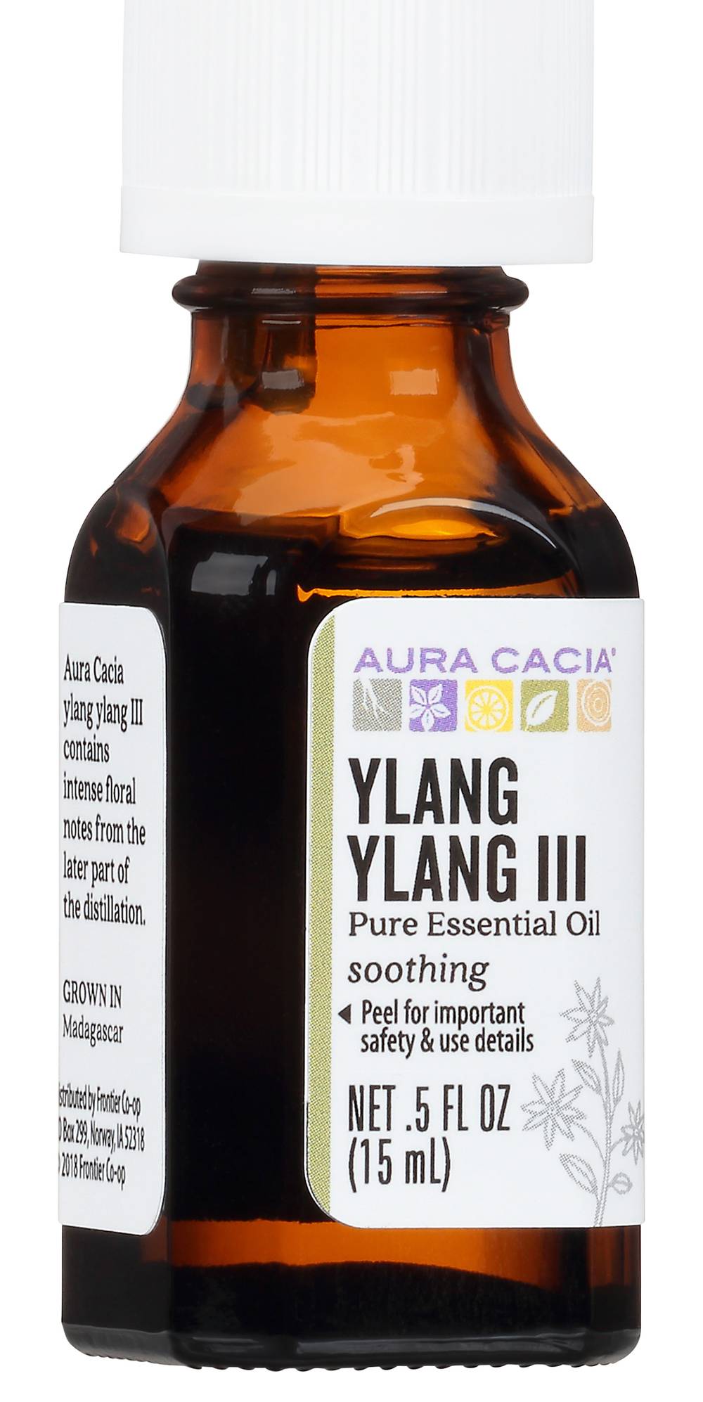 Aura Cacia Ylang Ylang Iii Pure Essential Oil (0.5 fl oz)