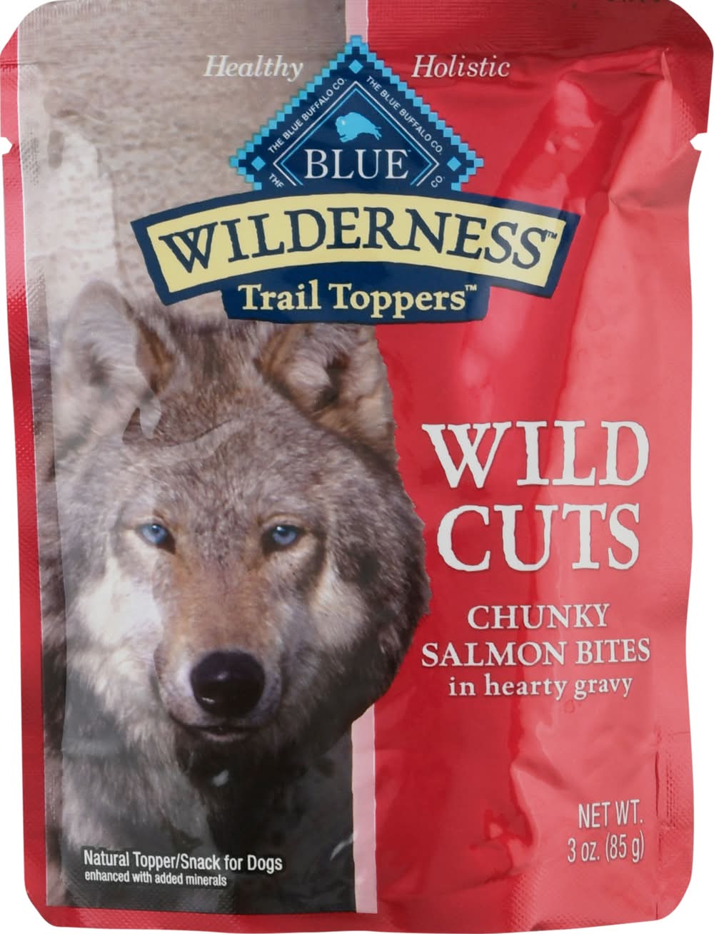 Blue Buffalo Wilderness Wild Cuts Chunky Salmon in Hearty Gravy Dog Bites (3 oz)