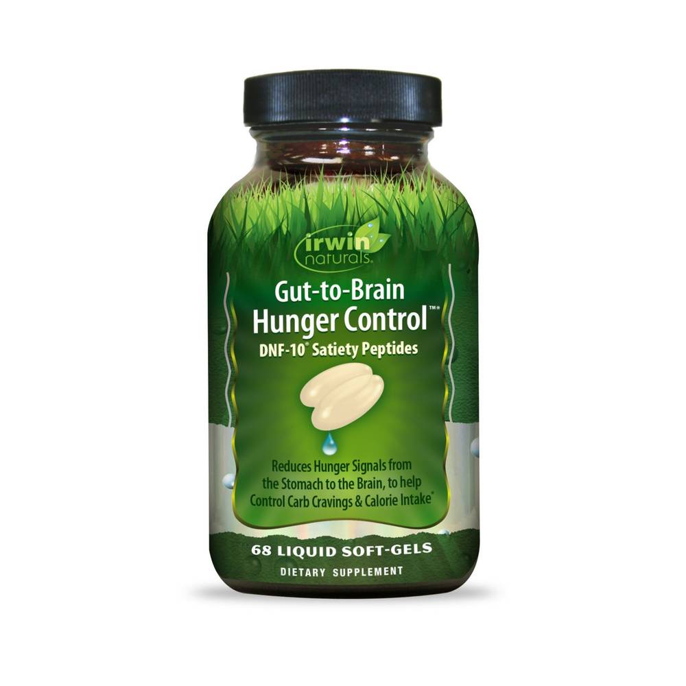 Irwin Naturals Gut-to-Brain Hunger Control Liquid Soft-Gels, 68 CT