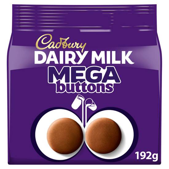 Cadbury Dairy Milk Mega Buttons Chocolate Sharing Bag 192g