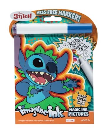 Imagine Ink® Magic Ink Pictures Mess-Free Coloring Book Stitch