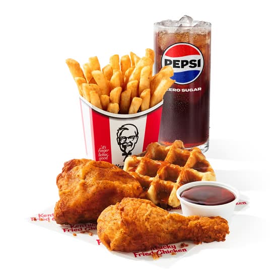 2 pc. Chicken & Waffles Combo