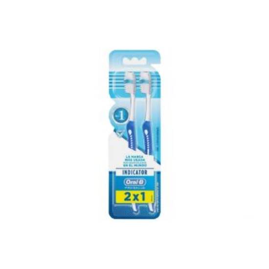 CEPILLO DENTAL ORAL-B INDICATOR 2PACK