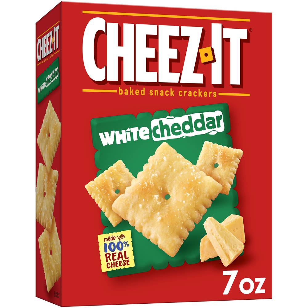 Cheez-It White Cheddar Baked Snack Crackers (7 oz)