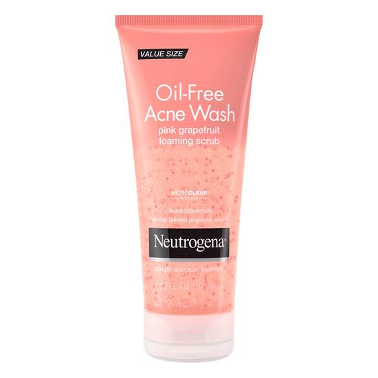 Neutrogena 0il-free Acne Wash Pink Grapefruit Foaming Scrub