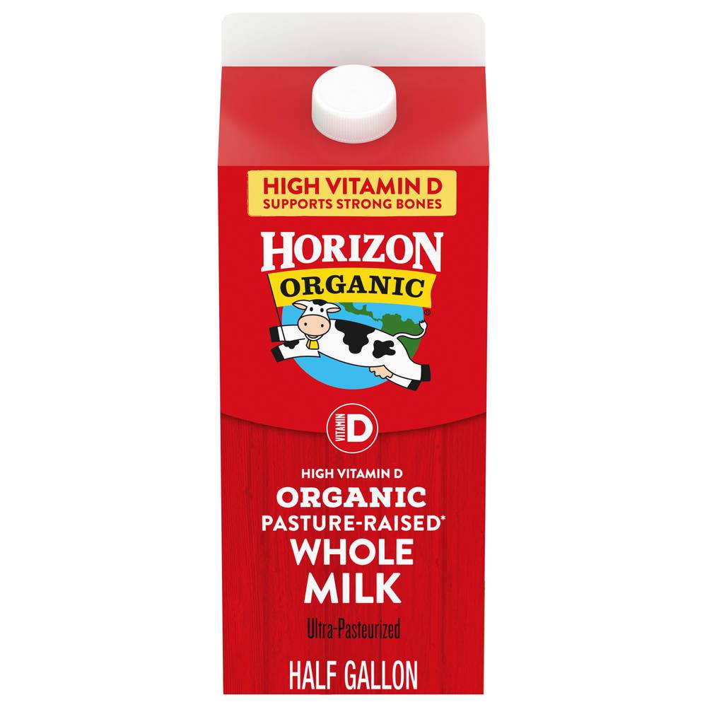 Horizon Organic Organic High Vitamin D Ultra Pasteurized Whole Milk (64 fl oz)