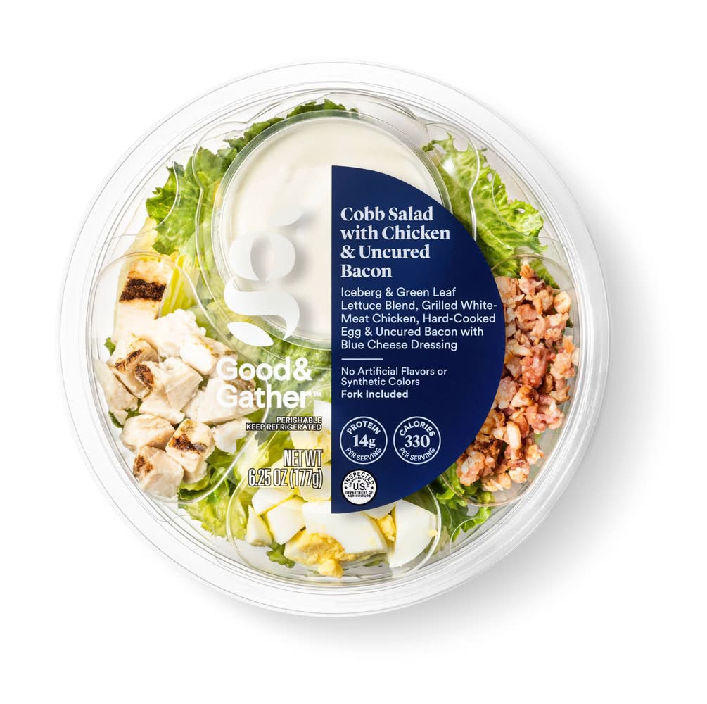 Good & Gather Cobb Salad With Chicken & Uncured Bacon (6.25 oz)