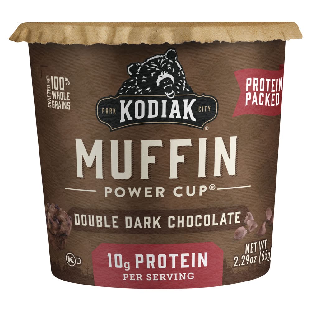 Kodiak Unleashed Double Dark Chocolate Muffin (2.4 oz)