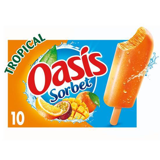 Oasis sorbet tropical - 400g (10x40g) ou 500ml