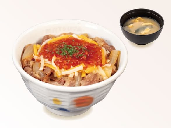 【ランチセット】うまとマ牛めし小盛(味噌汁付)