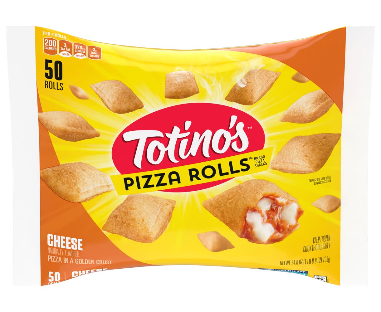 Totino's Pizza Rolls, Cheese (24.8 oz, 50 ct)