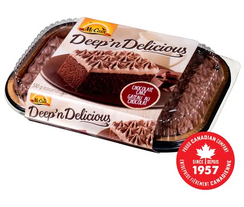 McCain deep’n delicious gâteau au chocolat - deep'n delicious chocolate cake
