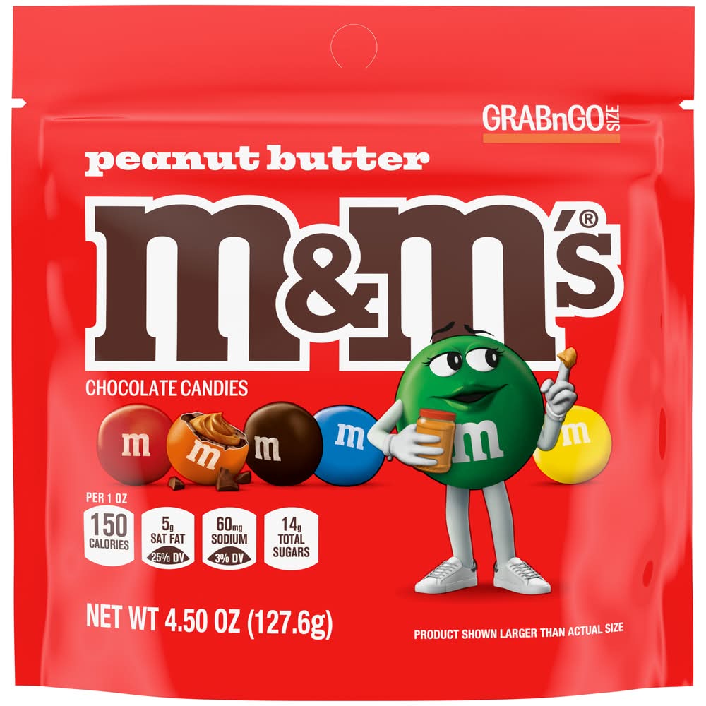 M&M's Chocolate Candies, Peanut Butter Milk (4.5 oz)