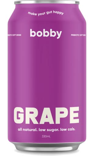 Bobby Grape Prebiotic Soft Drink (330mL)