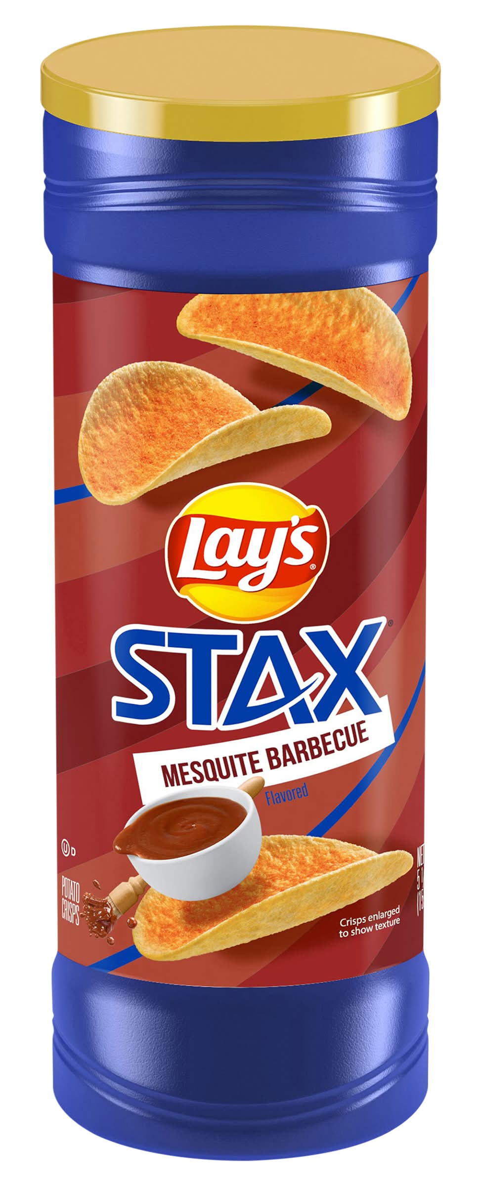 Lay's Stax Potato Chips, Mesquite Barbecue (5.5 oz)