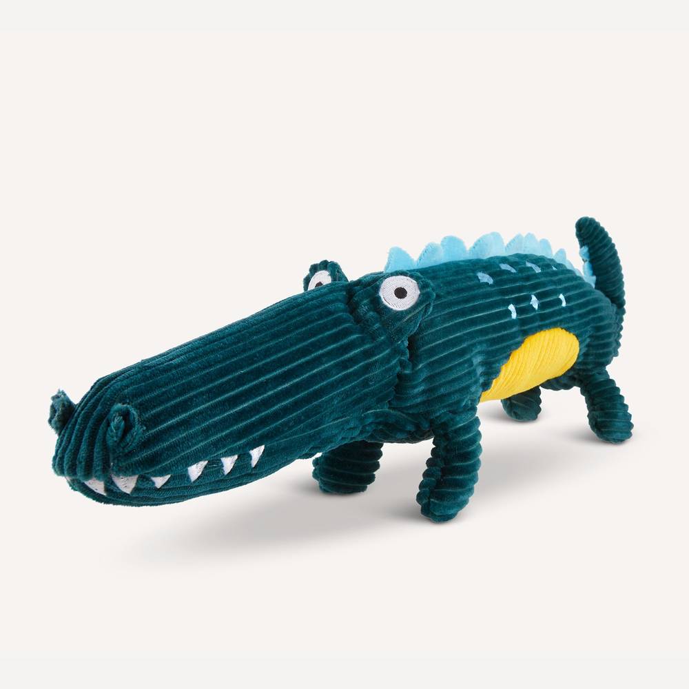 Joyhound Bite Shield Protection Plush Crocodile Dog Toy, Large, Green