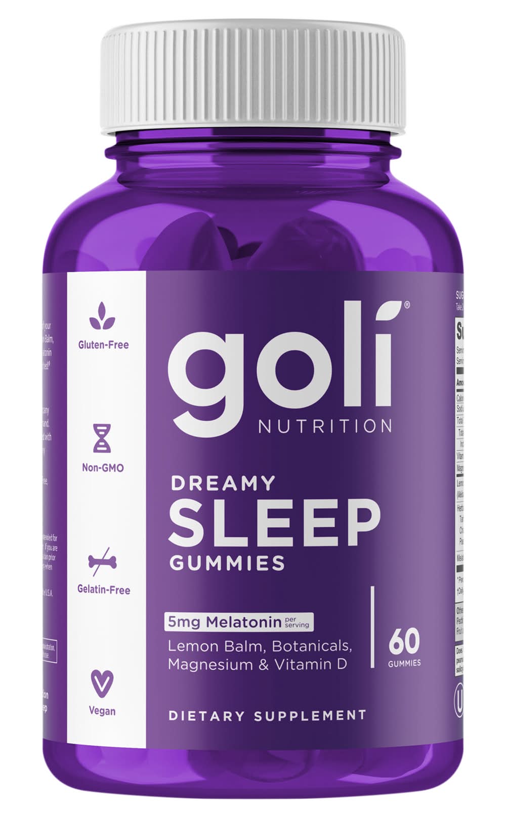 Goli Nutrition Melatonin 5 mg Dreamy Sleep Gummies