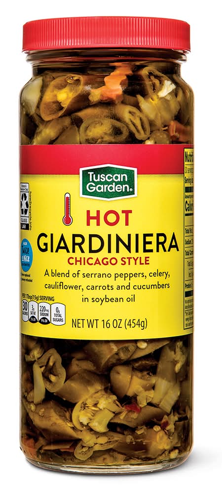 Tuscan Garden Hot Giardiniera (16 oz)