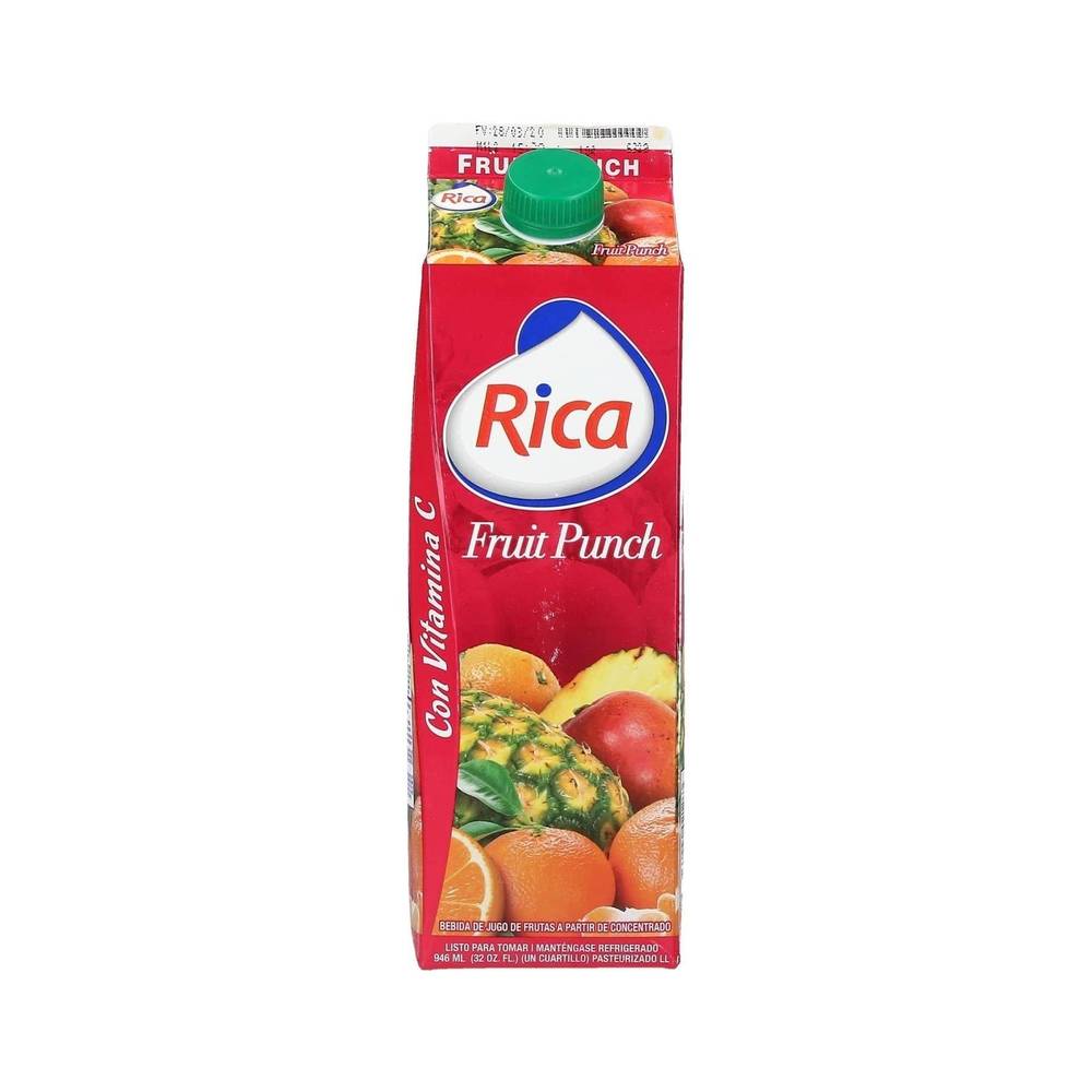 Jugo De Fruit Punch Rica 946ml
