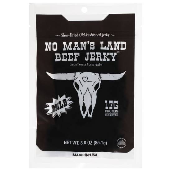 No Man's Land Beef Jerky Slow-Dried Old-Fashioned Jerky (mild-smoke)