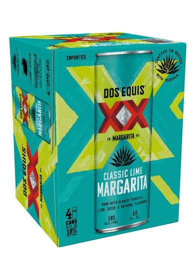 Dos Equis Margarita Tequila (4x 12oz cans)