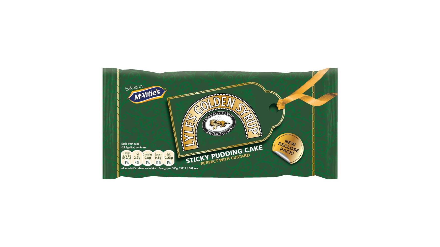 McVitie's Lyle's Golden Syrup Pudding Cake (224g)