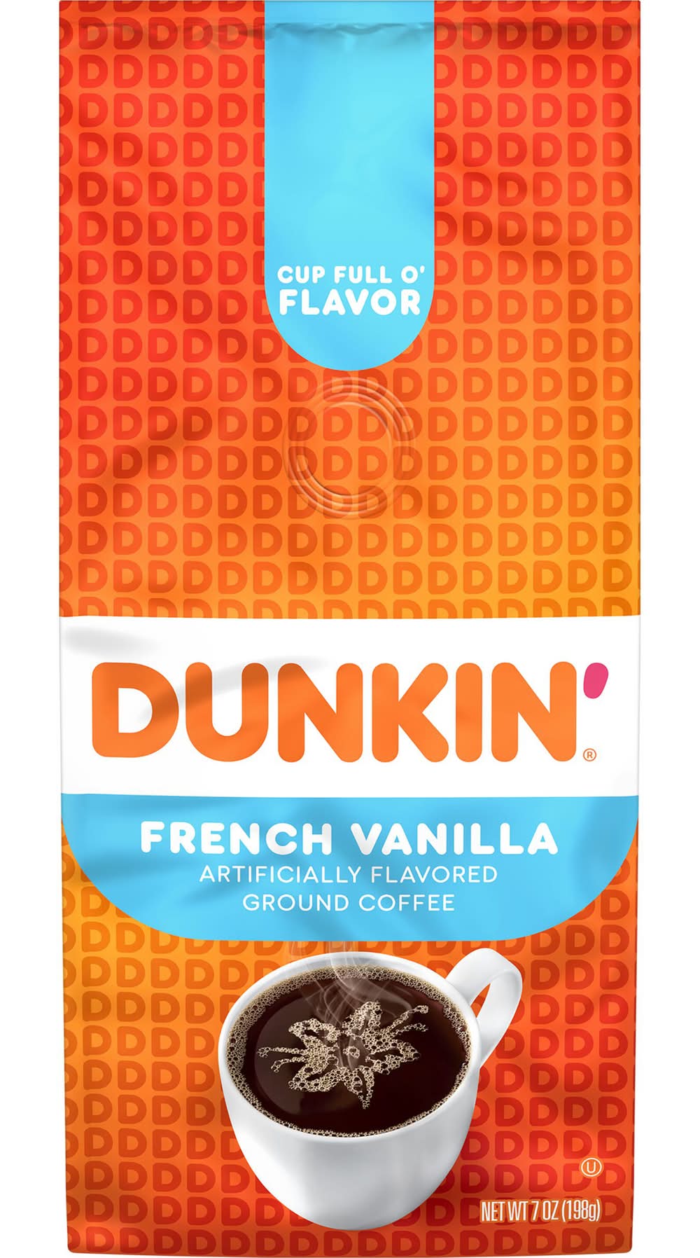 Dunkin' Ground Coffee Bag, French Vanilla (7 oz)