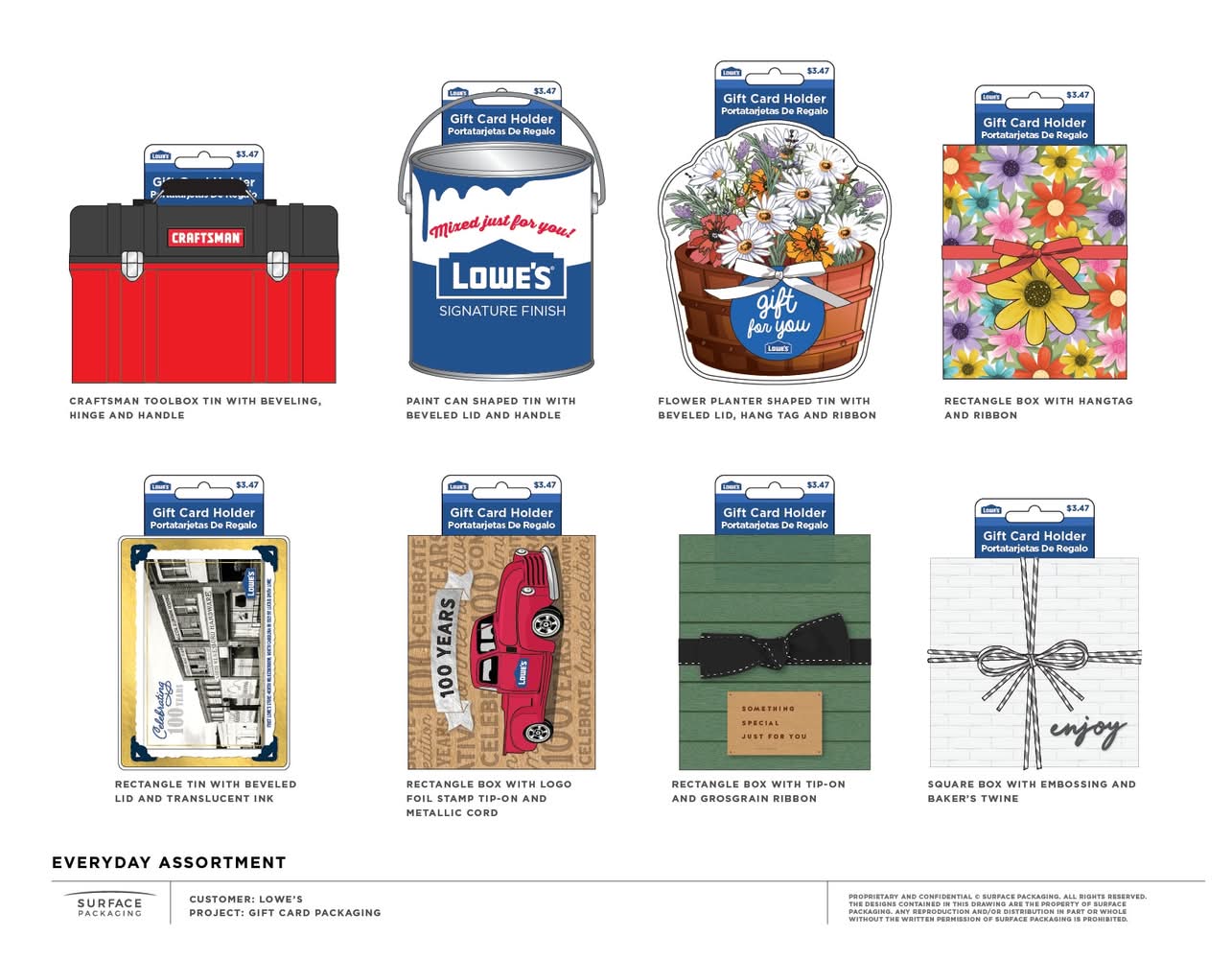 Surface Packaging 3.86-ft x 4.53-ft Wrapping Paper