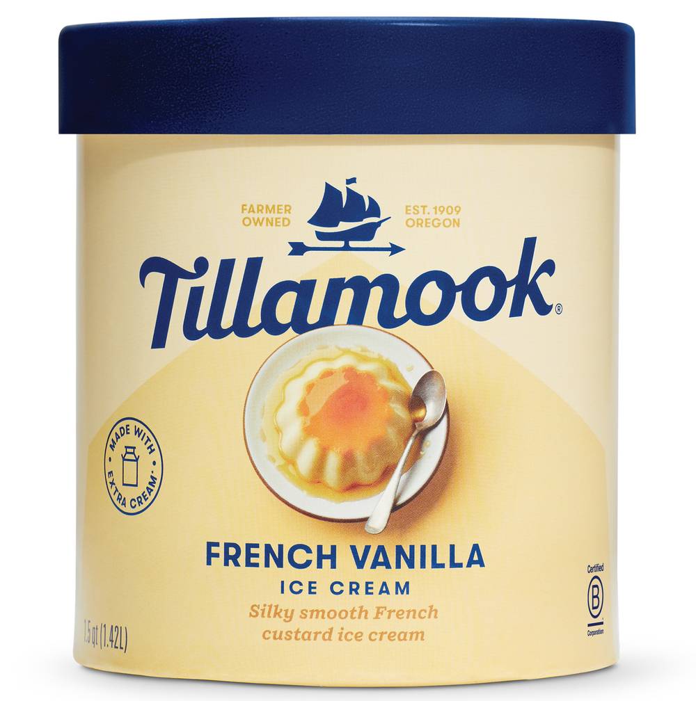 Tillamook French Vanilla Ice Cream (1.5 qt)