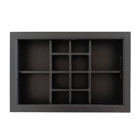 8" X 12" Black Collection Display Box By Studio Decor