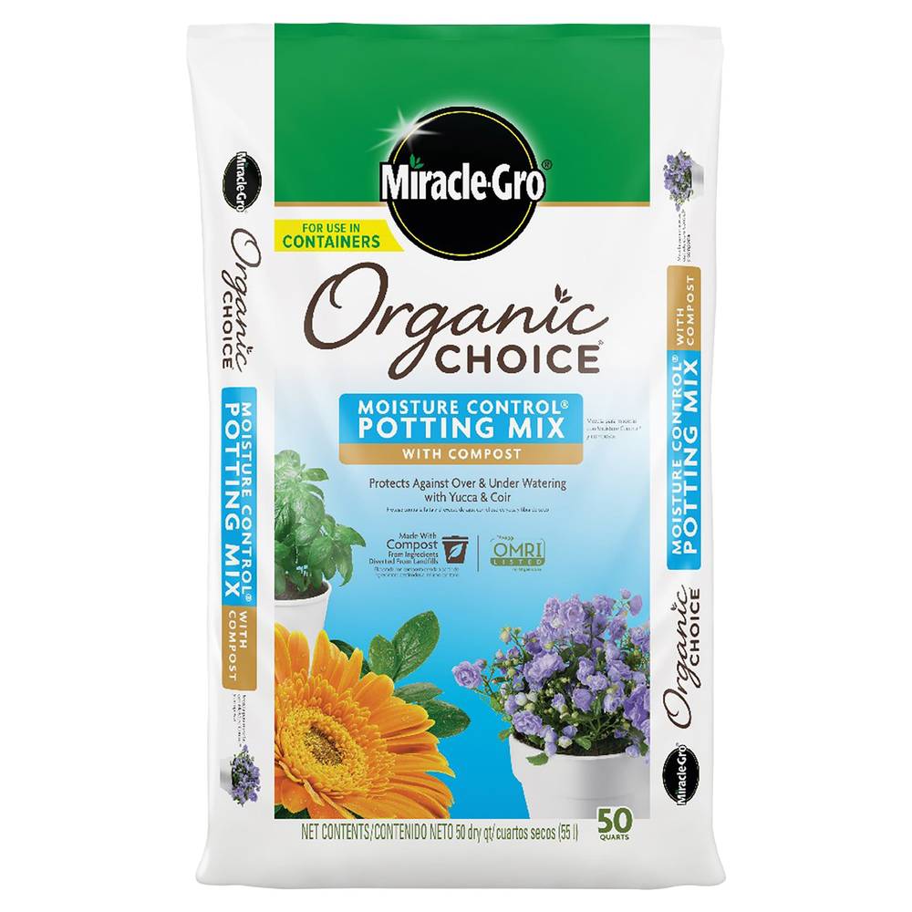 Miracle Gro Organic Choice Potting Mix, 50 qt