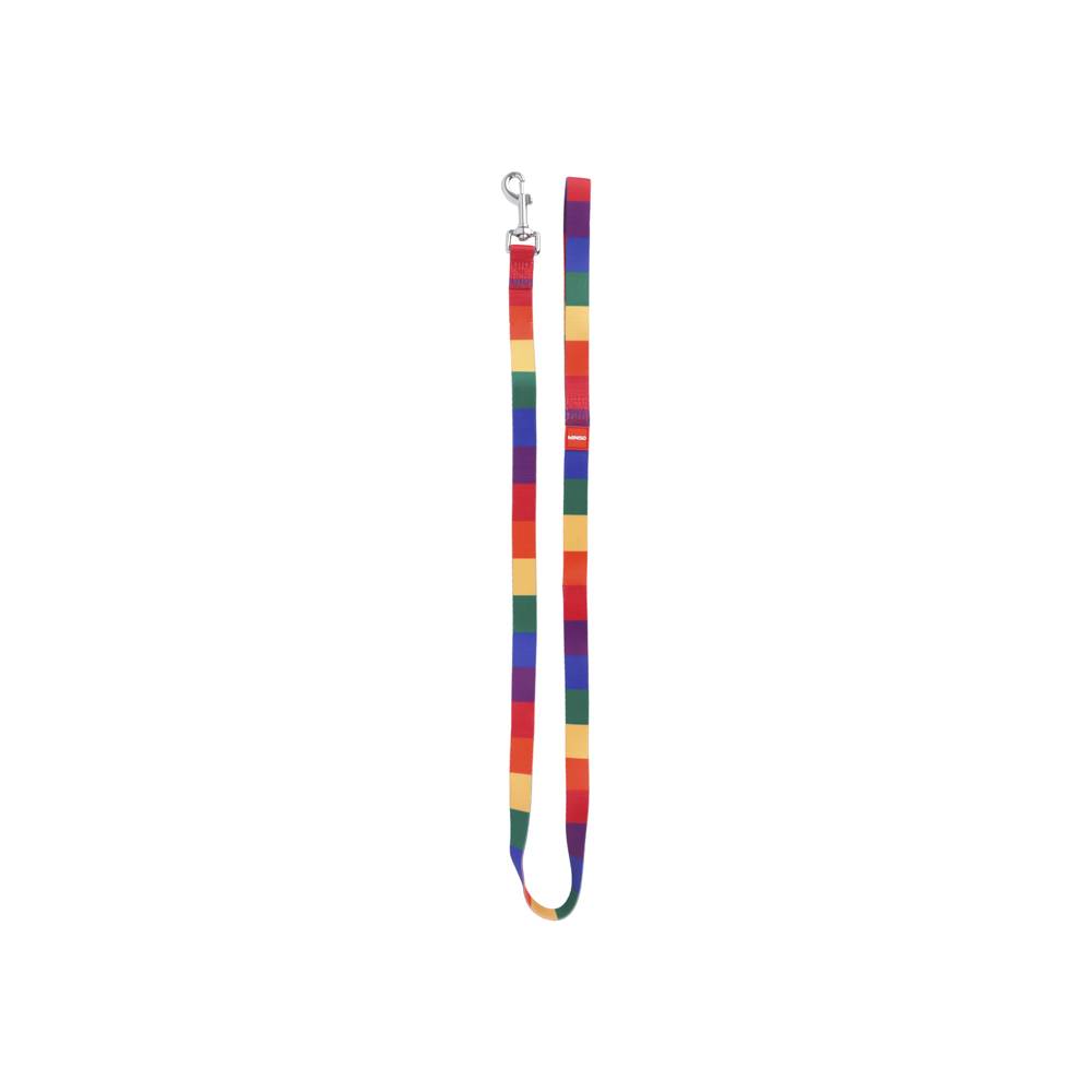 Correa Para Mascota Rainbow Poliéster Multicolor 122 cm