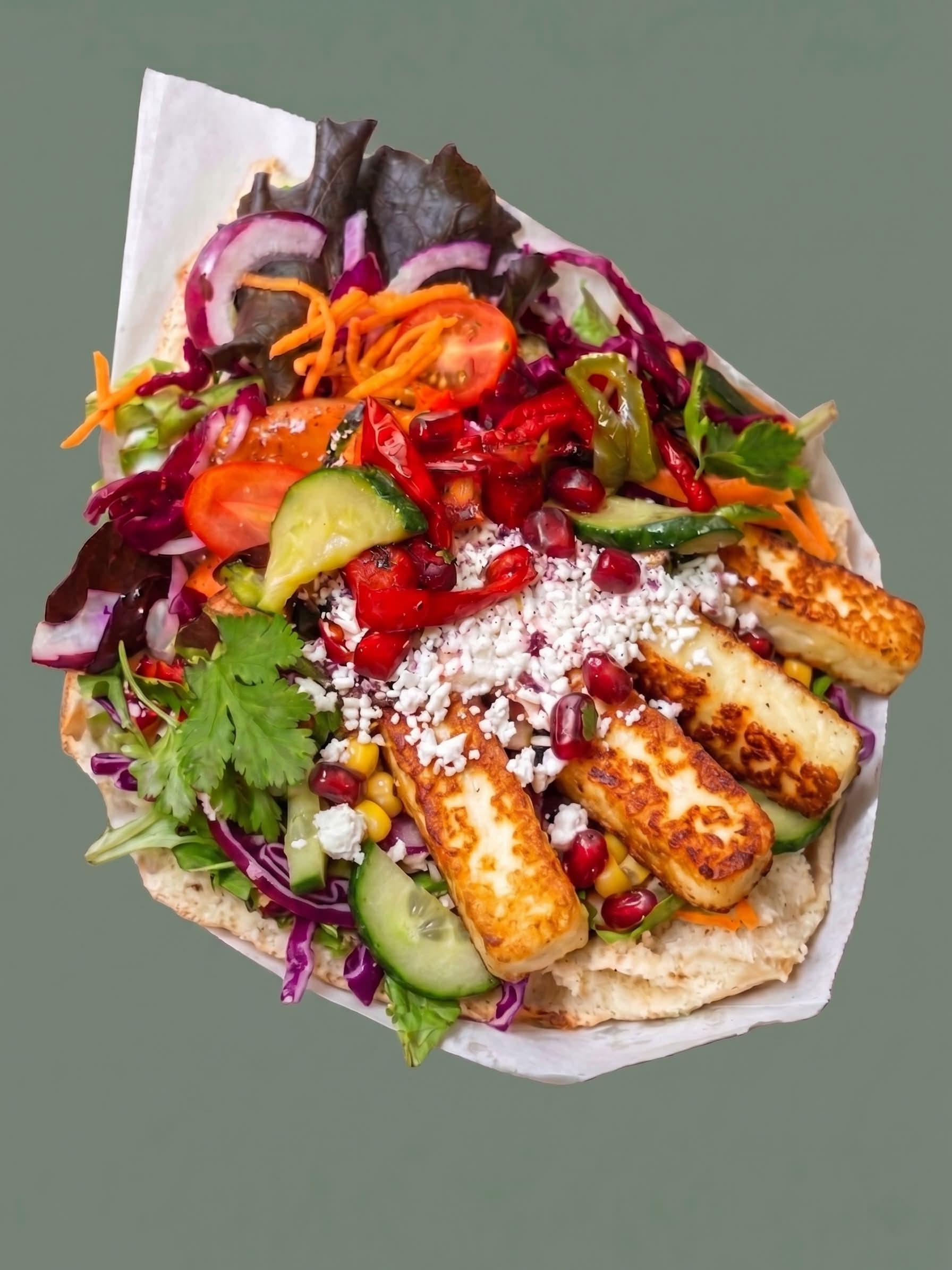 Halloumi Sandwich seul  🐔 🥗🌱🇬🇷