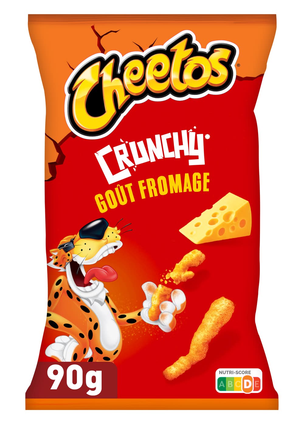 Cheetos - Biscuits apéritifs soufflés croustillants, fromage (90g)