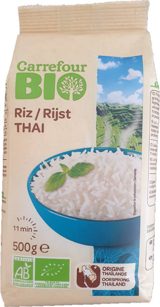 Carrefour Bio - Riz thaï long grain de qualité supérieure